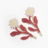 Marguerite Daisy Flower Barrette Set