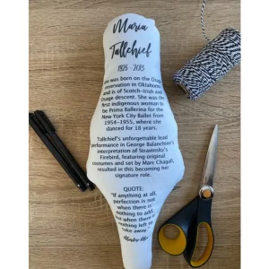 Maria Tallchief DIY Doll Fabric