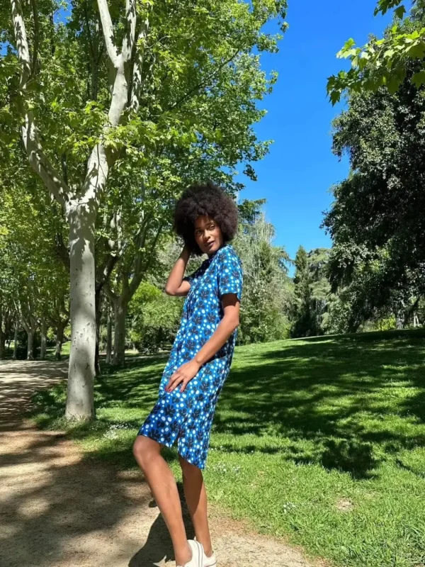 Marina Short Dress - Blue