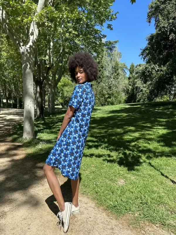 Marina Short Dress - Blue