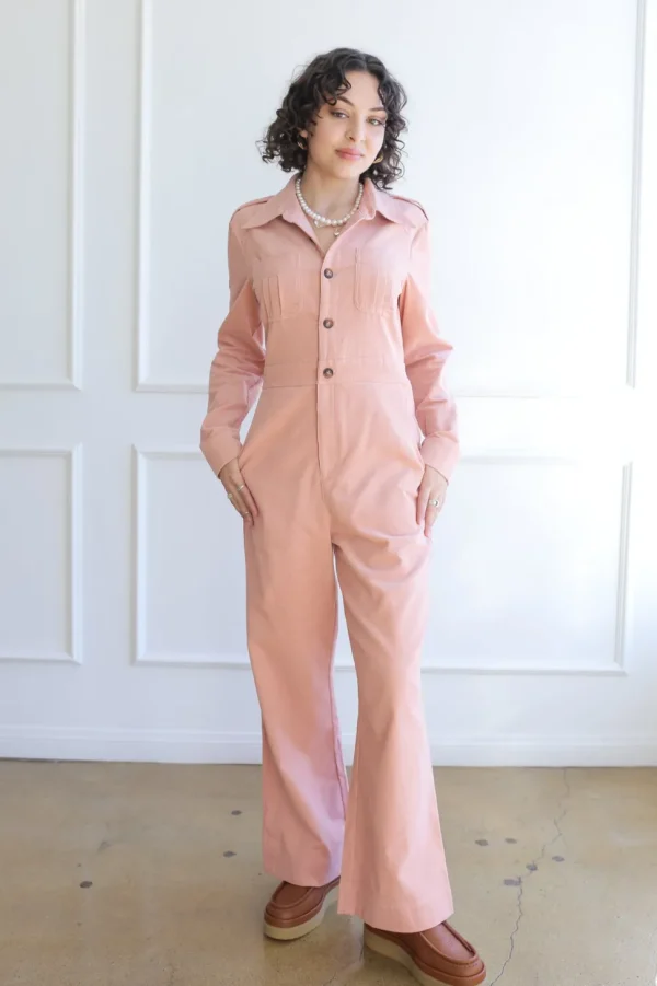 Marr’s L/S Jumpsuit - Blush
