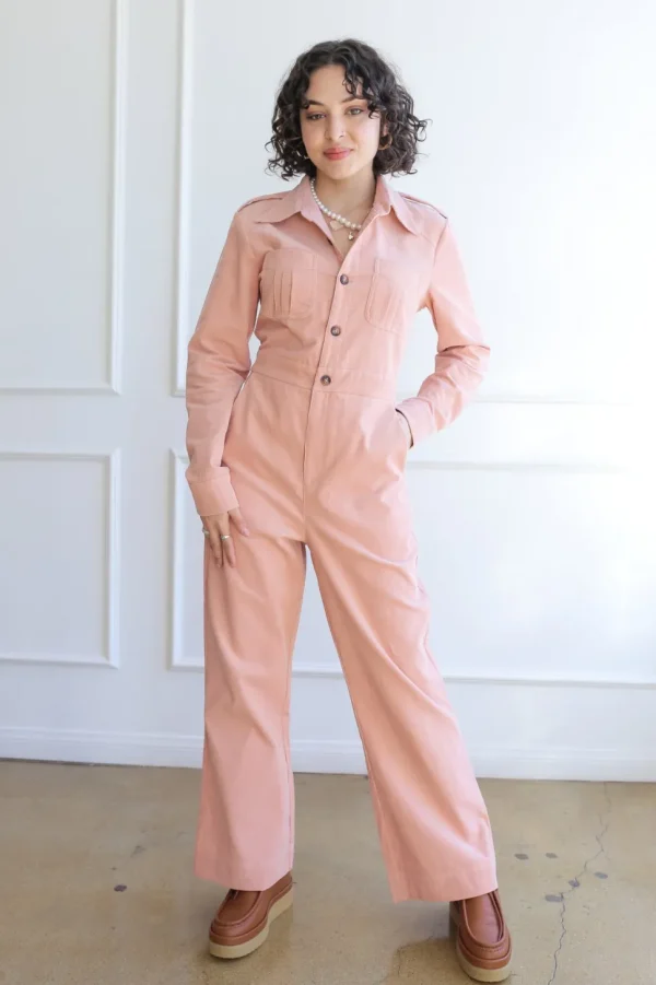 Marr’s L/S Jumpsuit - Blush