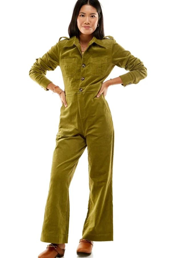 Marr’s L/S Jumpsuit - Moss