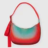 Medium Nylon Baggu Crescent Bag - Rain