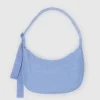 Medium Nylon Baggu Crescent Bag - French Blue