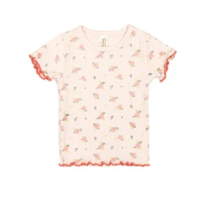 Mia Top - Pink Flowers