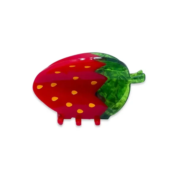 Midi Red Strawberry Hair Claw Clip