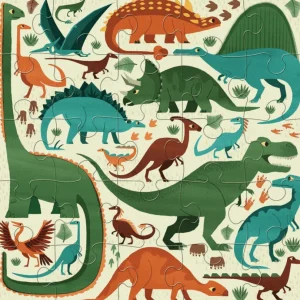 Mighty Dinosaurs Jumbo Puzzle