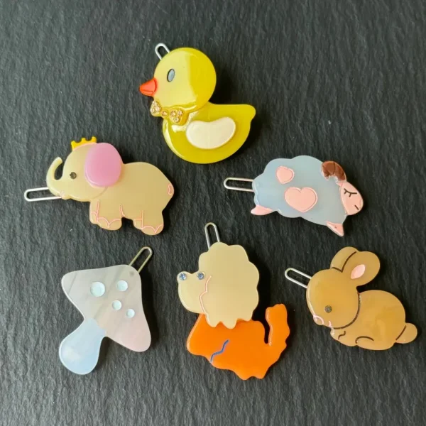 Mini Animal Hair Clips (several styles)