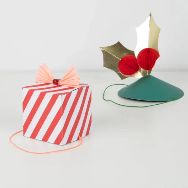 Mixed Christmas Party Hats (x 6)