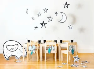 Moon/Star Hanging Decor