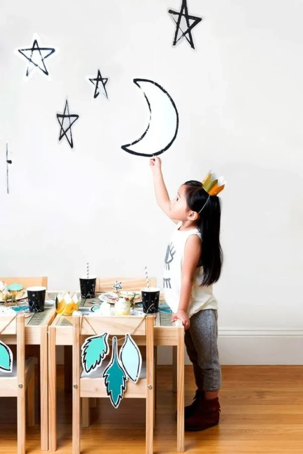Moon/Star Hanging Decor