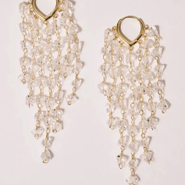 Murial Crystal Drop Earrings