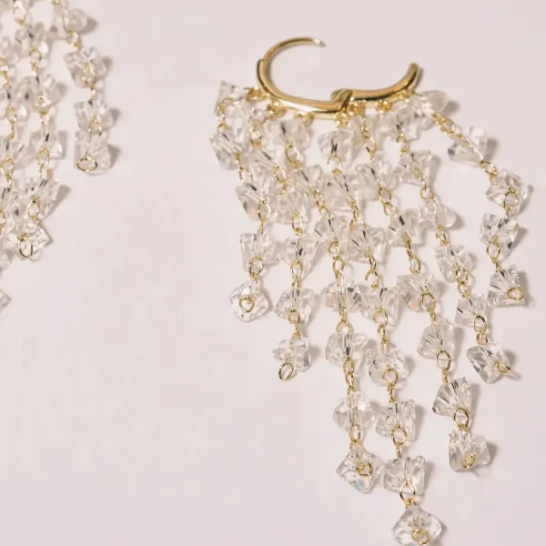 Murial Crystal Drop Earrings