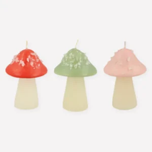 Mushroom Candles - set of three