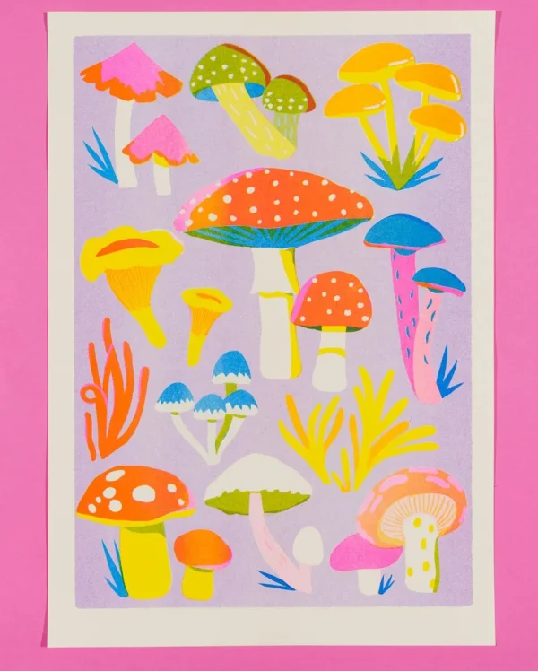 Mushroom Print