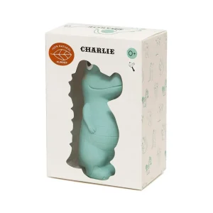 100% Natural Rubber Toy Charlie the Crocodile