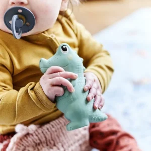 100% Natural Rubber Toy Charlie the Crocodile