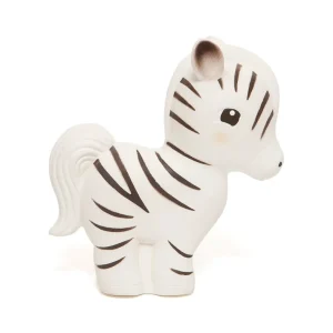 100% Natural Rubber Toy Zippy the Zebra