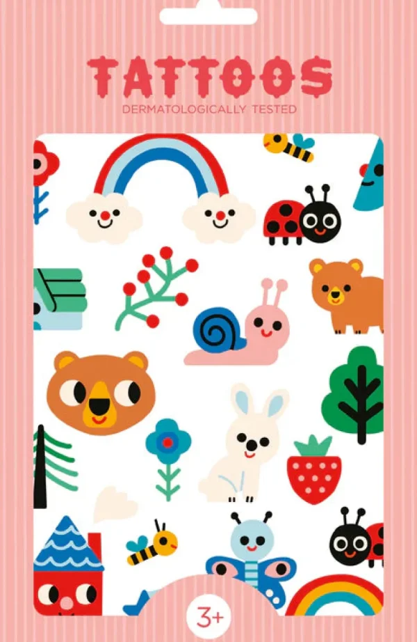 Nature Friends Temporary Tattoos