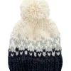 Nell Stripe Hat - Bowie Grey