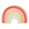 Neon Rainbow Plates