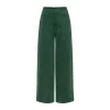 Nora Cropped Trouser - Green