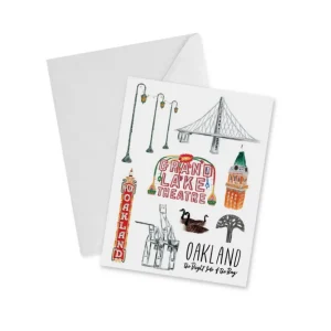 Oakland Collage - Notecard