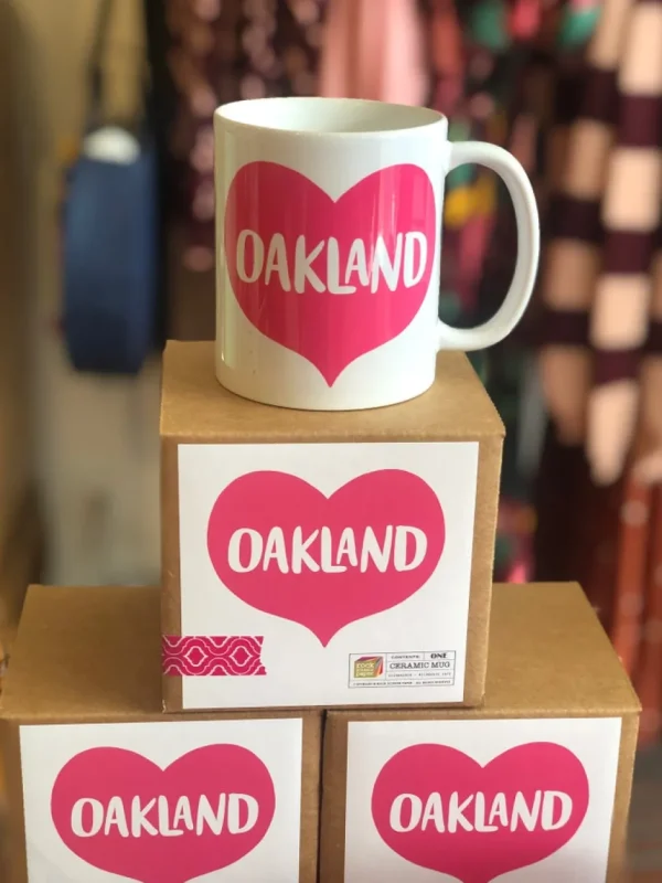 Oakland Heart Ceramic Mug
