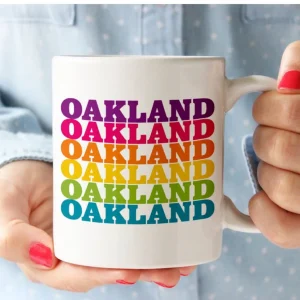 Oakland Rainbow Ceramic Mug