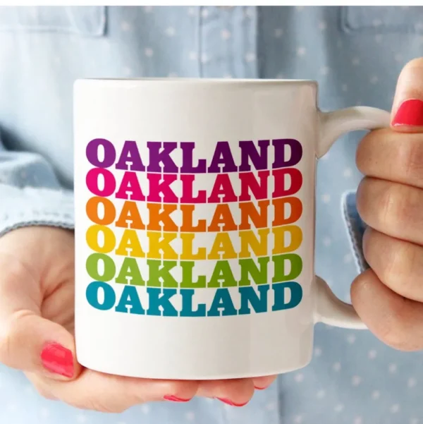 Oakland Rainbow Ceramic Mug