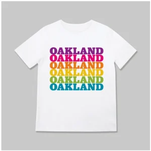 Oakland Rainbow Kids Tee (two colors)