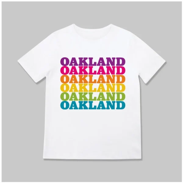 Oakland Rainbow Kids Tee (two colors)