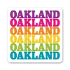 Oakland Sticker - Rainbow