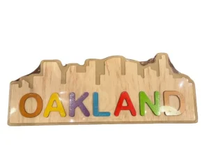 OAKLAND Wooden Skyline Puzzle