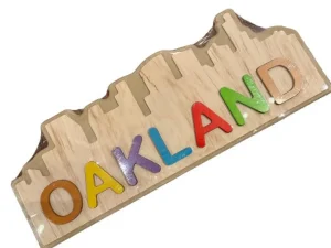 OAKLAND Wooden Skyline Puzzle