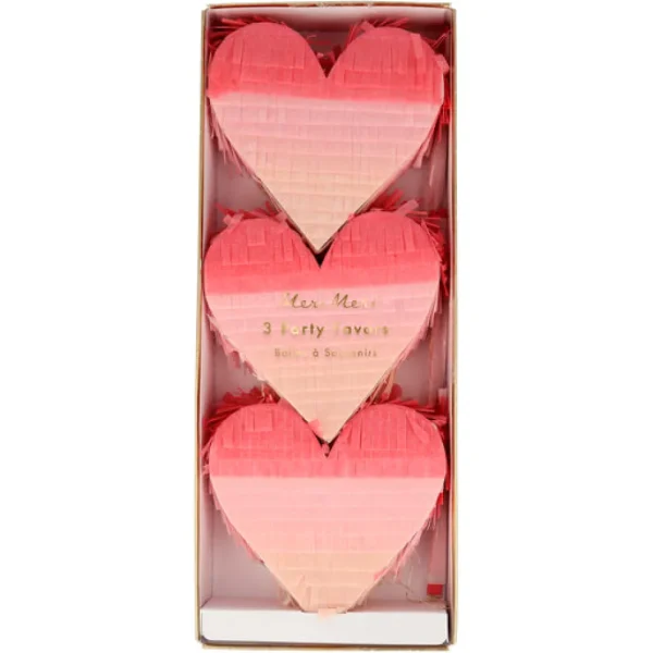Ombre Heart Piñata Favors (x 3)