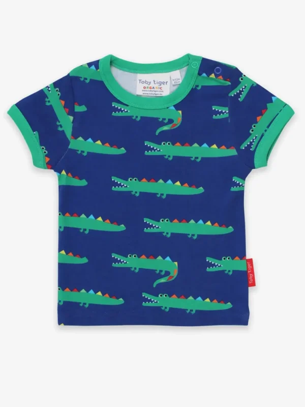 Organic Crocodile Print T-Shirt