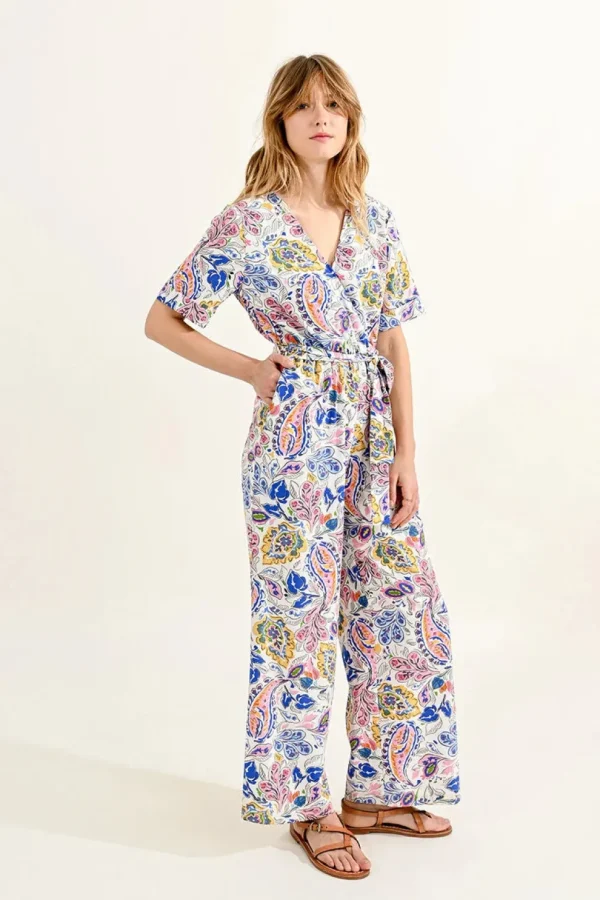 Paisley Print Jumpsuit