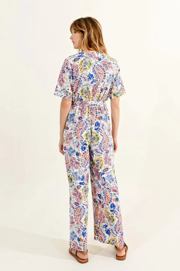 Paisley Print Jumpsuit