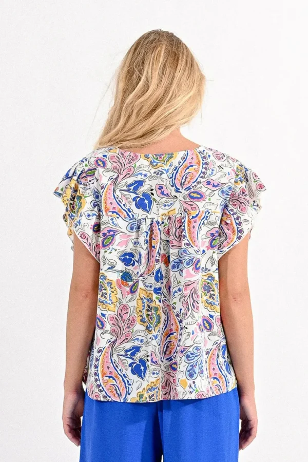 Paisley Print Top
