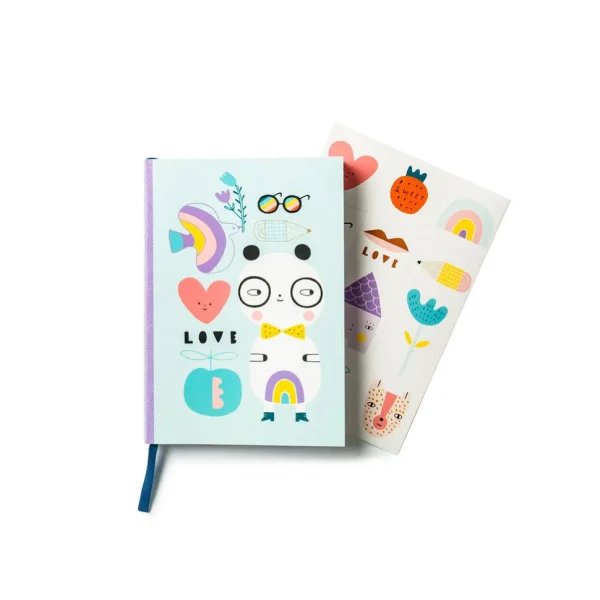 Panda Love - Softcover Notebook
