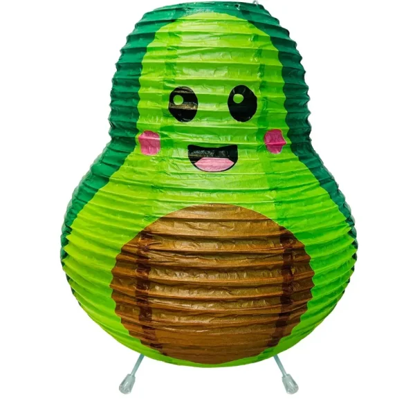Paper Led Lantern - Avocado