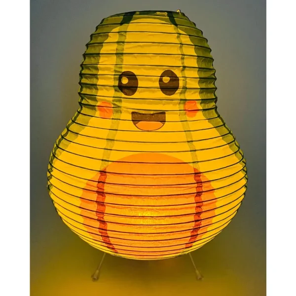 Paper Led Lantern - Avocado