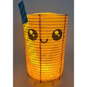 Paper Led Lantern - Boba Tea