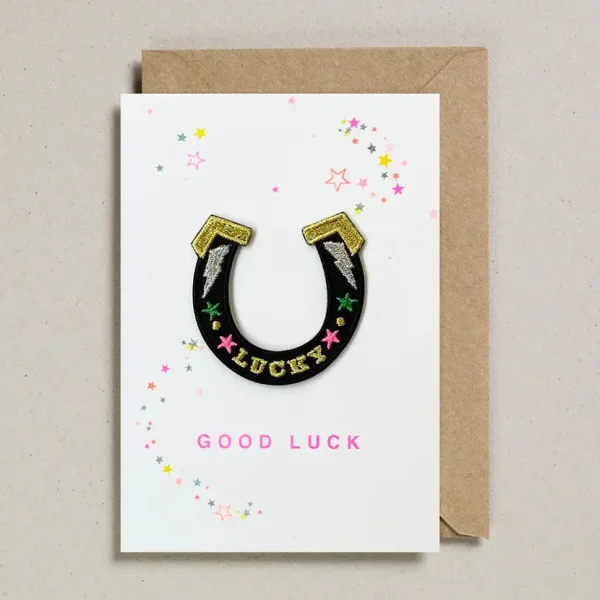 Patch Cards - Good Luck Horseshoe