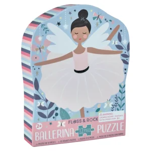 12pc Shaped Jigsaw with Shaped Box - Ballerina