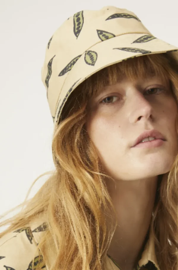 Pea Print Bucket Hat