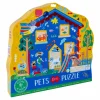 Pets 80pc "Pet House" Shaped Jigsaw with Shaped Box