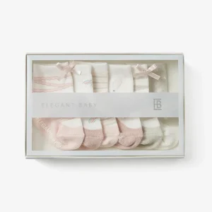 Pink Mary Jane Non Slip Socks 6pk